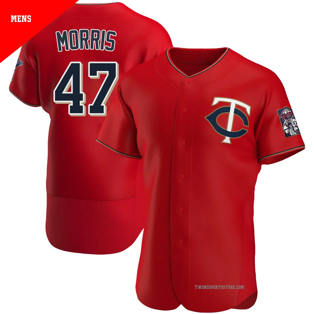 Men's ＃47 Jack Morris Minnesota Twins Red Authentic Alternate Jersey
