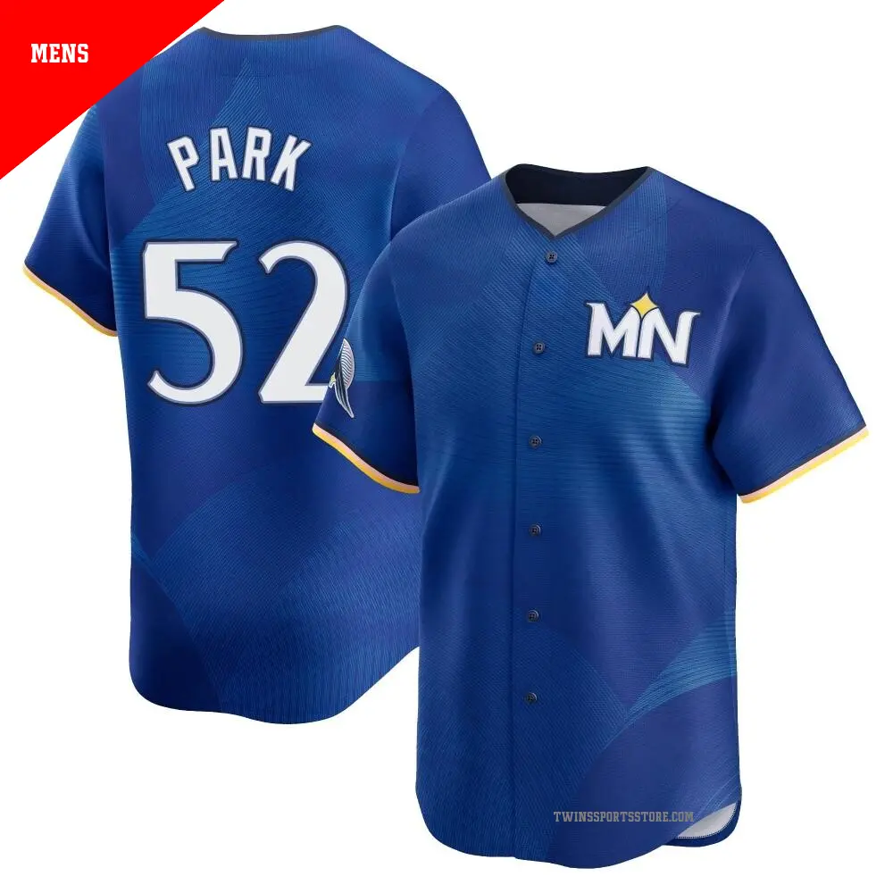 Men's ＃52 Byung-Ho Park Minnesota Twins Royal Limited 2024 City Connect Jersey