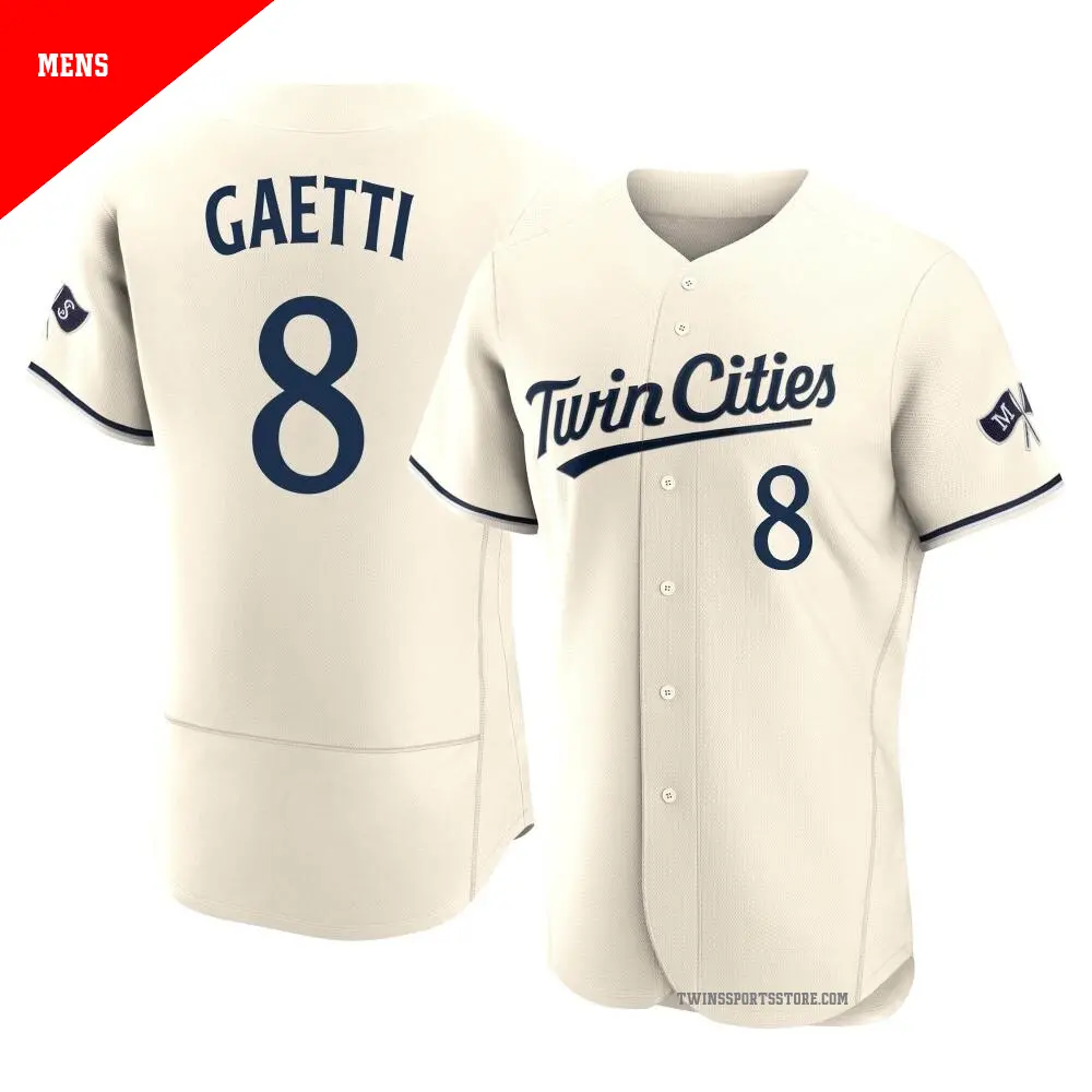 Men's ＃8 Gary Gaetti Minnesota Twins Cream Authentic Alternate 2023 Jersey