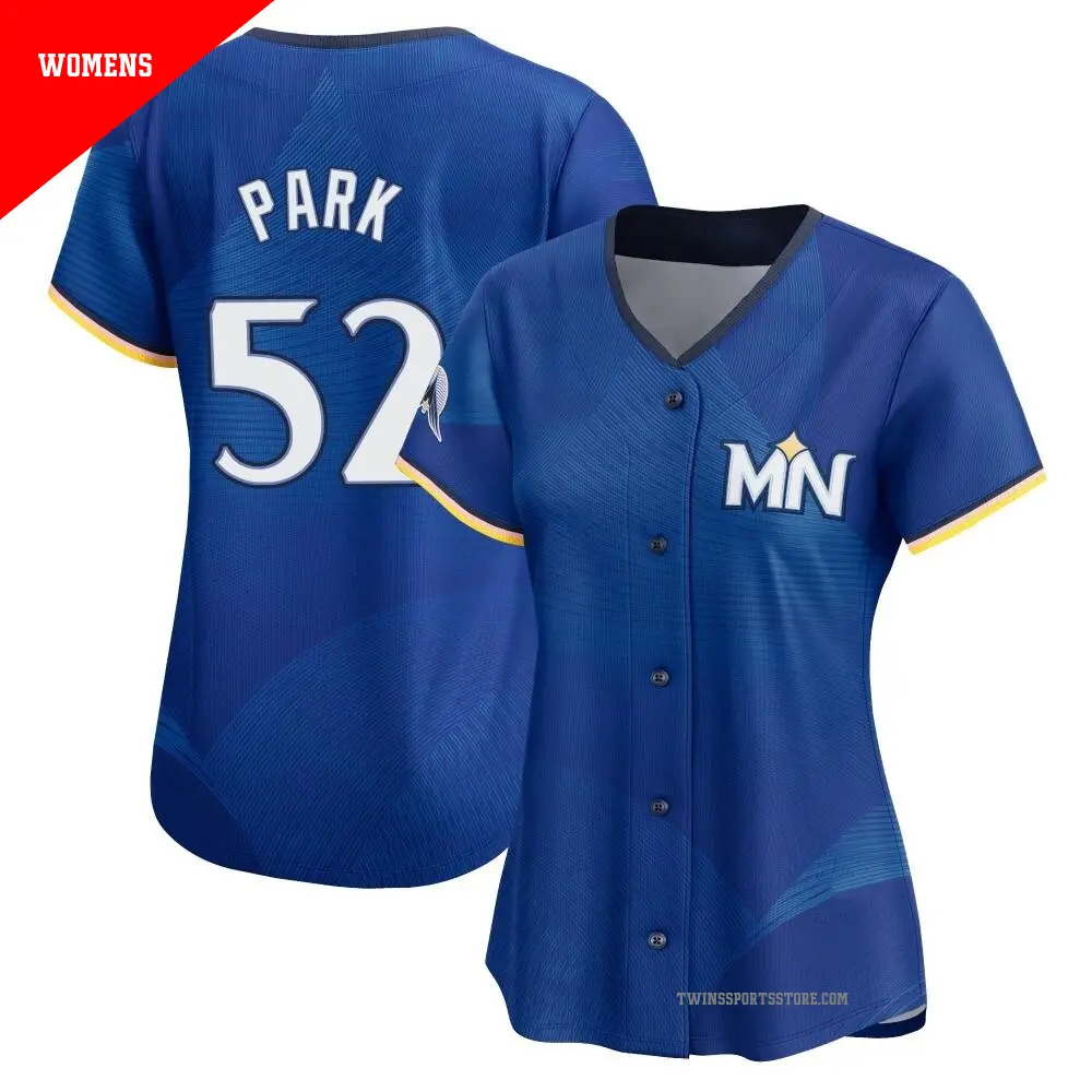 Women's ＃52 Byung-Ho Park Minnesota Twins Royal Limited 2024 City Connect Jersey