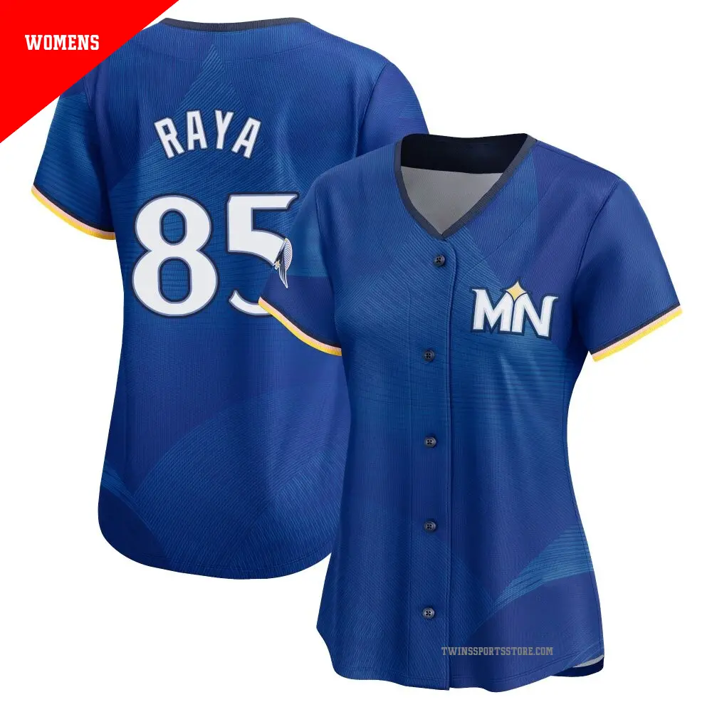 Women's ＃85 Marco Raya Minnesota Twins Royal Limited 2024 City Connect Jersey
